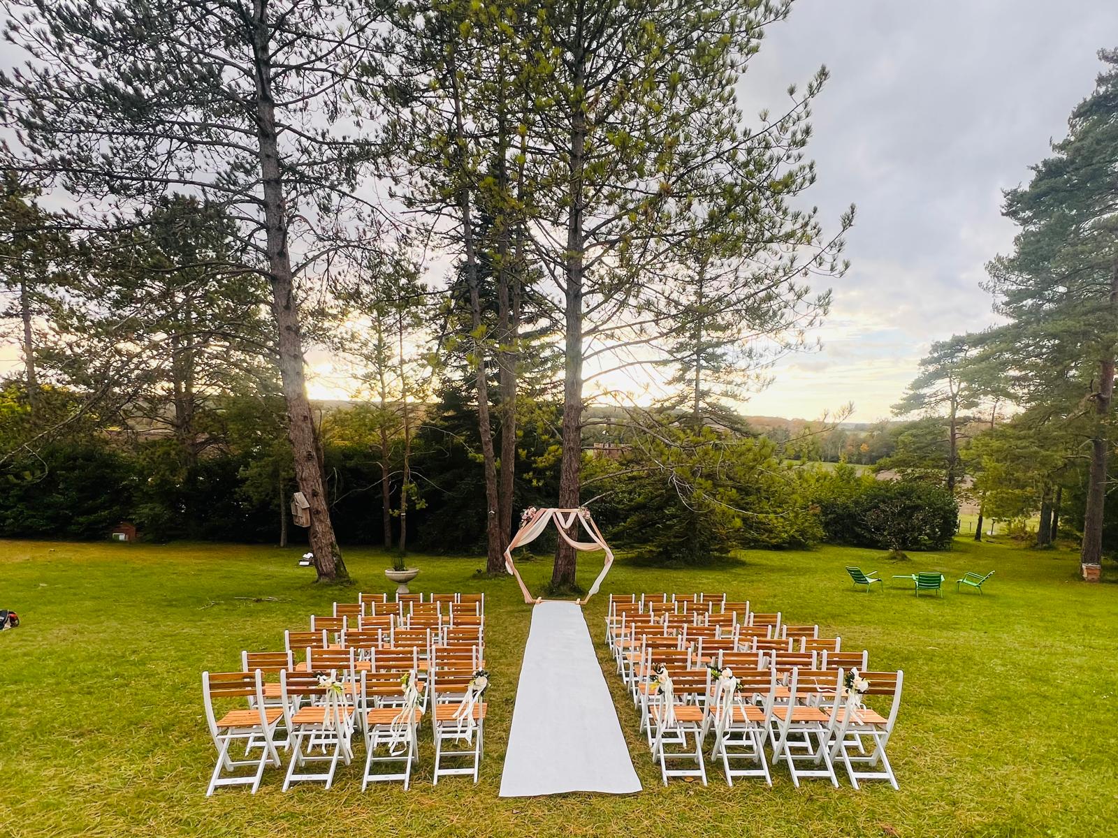 Mariage en plein air